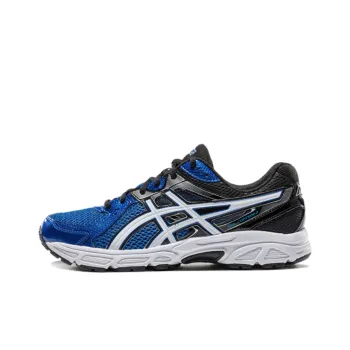 Asics Gel-Contend 2 Wear-Resistant Low-Top Running Shoes Men's Indigo White