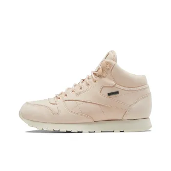 Reebok Classic Leather Mid Gtx Thin Minimalistic Cozy Retro Casual Shoes/Sneakers Unisex Lotus Pink