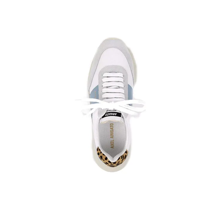 Axel Arigato Genesis Vintage Casual Shoes Women's Low Top White Gray Blue-4