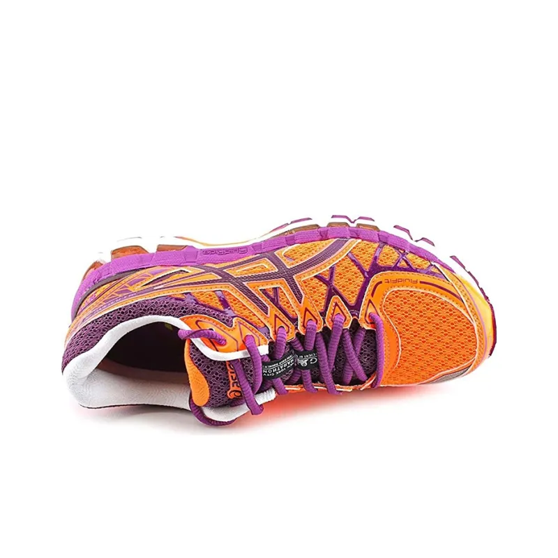 Asics Gel Kayano20 NYC Wear Resistant Low Top Running Shoes Women's Orange Purple-2