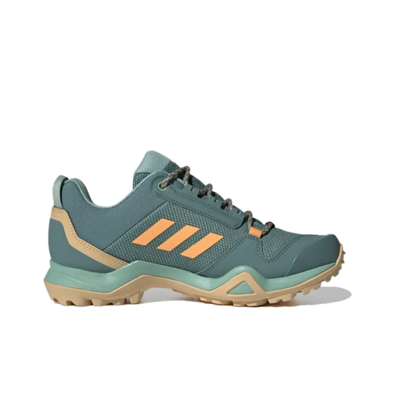 Adidas Terrex AX3 GTX Anti-Slip And Wear-Resistant Breathable Low-Top Hiking Shoes Women's Green-1