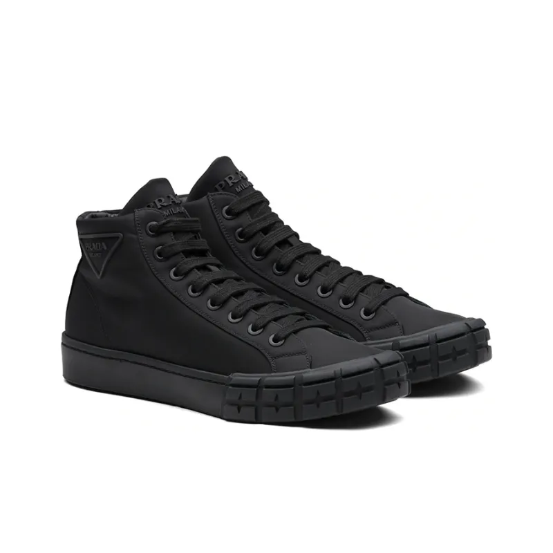 PRADA Gabardine Re-Nylon High 'Black'-2