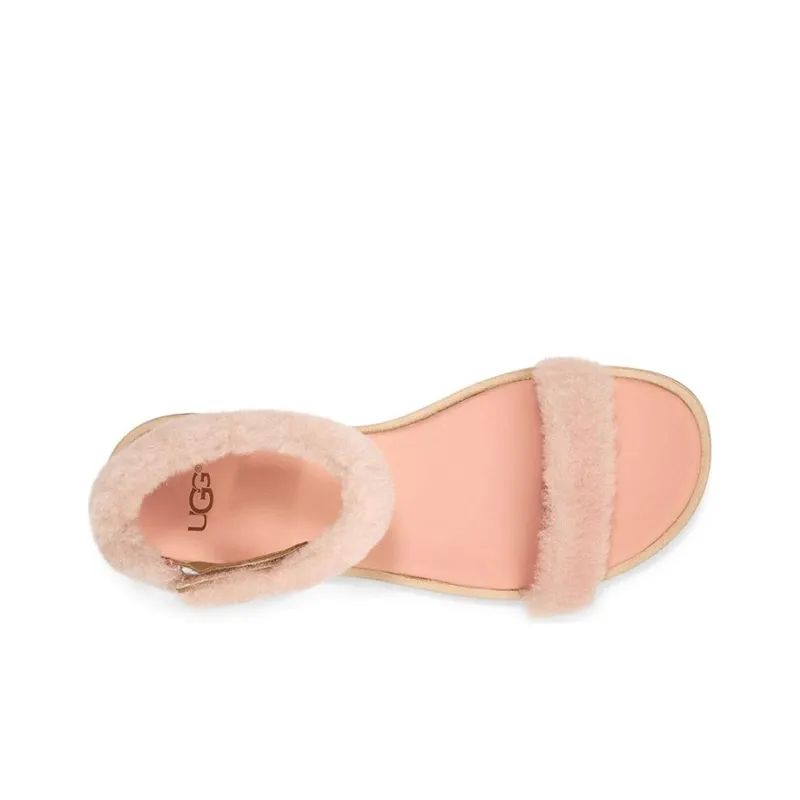 UGG Fluff Springs Lightweight Cozy Casual Sandals Pink Women's-3