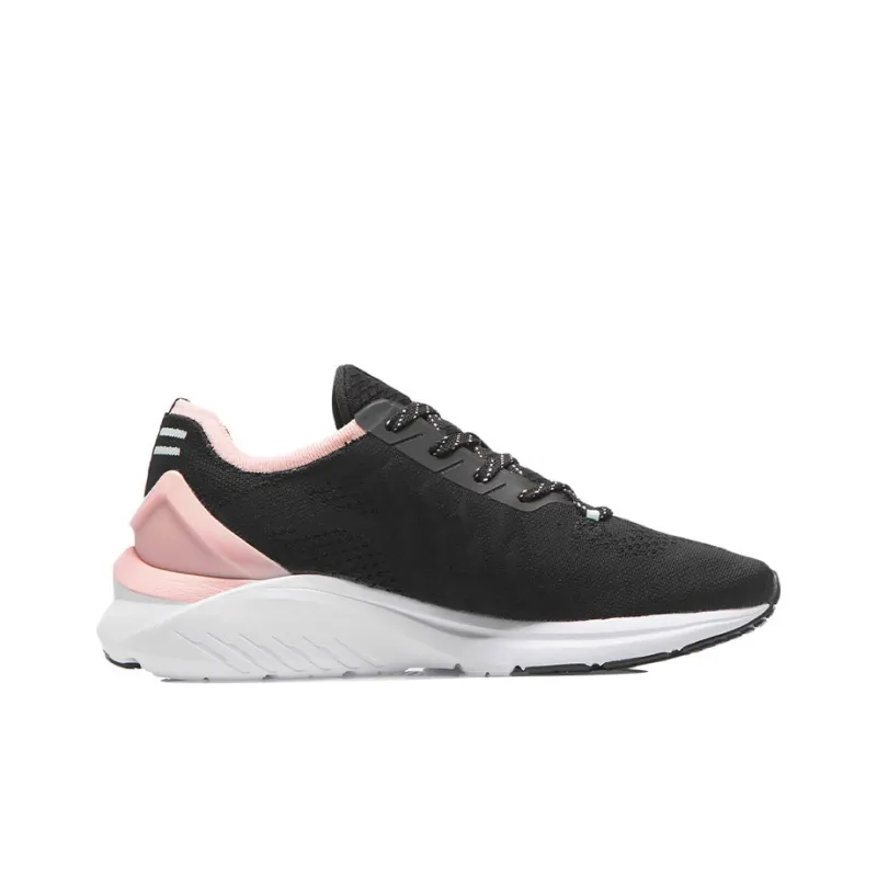 LiNing YunQue Slip Resistant Lightweight Breathable Cushioning Low Top Running Shoes Women's Black Pink-1