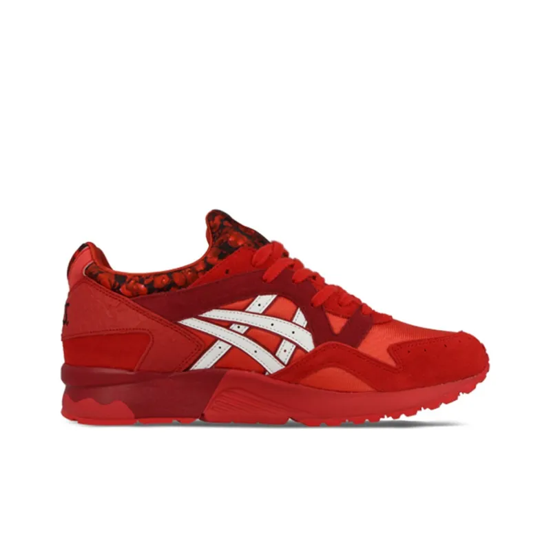 Asics Gel-Lyte 5 Lightweight Wear-resistant And Non-slip Low-Top Running Shoes Women's China Red-1