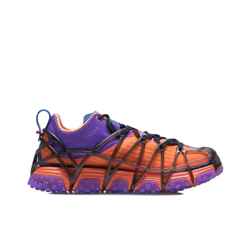 LiNing Mix ACE Running Shoes Women's Low Top Flame Orange/Fluorescent Grape Purple-1