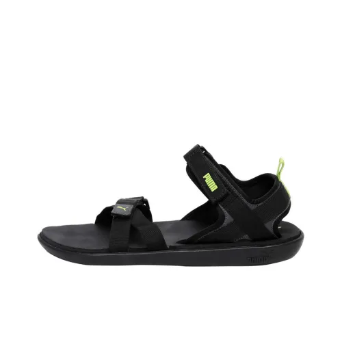 PUMA Shade V2 Beach Sandals Unisex Black/Green