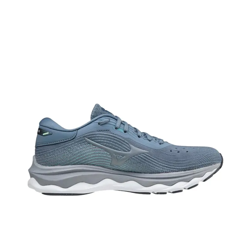 Mizuno Wave Sky 5 Running Shoes Women's Low-Top Gray/Blue-1