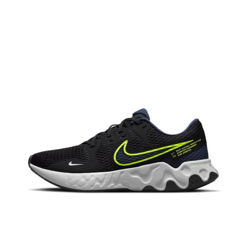 Nike Renew Ride 2 Running Shoes Men Low-Top Black/Green