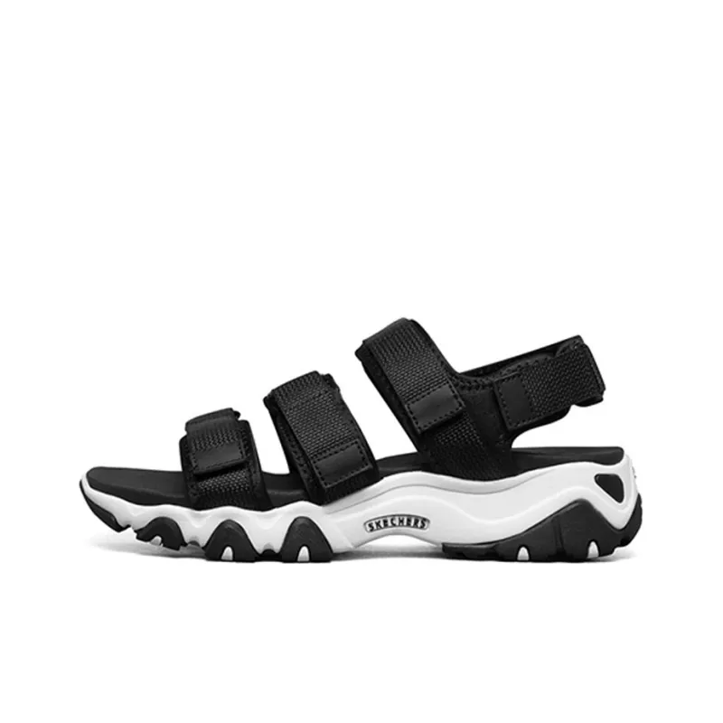 Skechers D Lites 2.0 3 Straps Sandals 'Black White' Women's-0