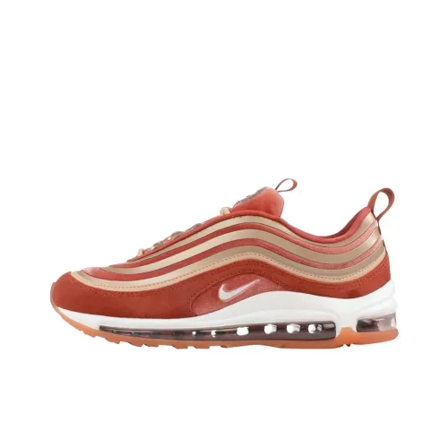 Nike Air Max 97 Running Shoes Women's Low-Top Dark Peach