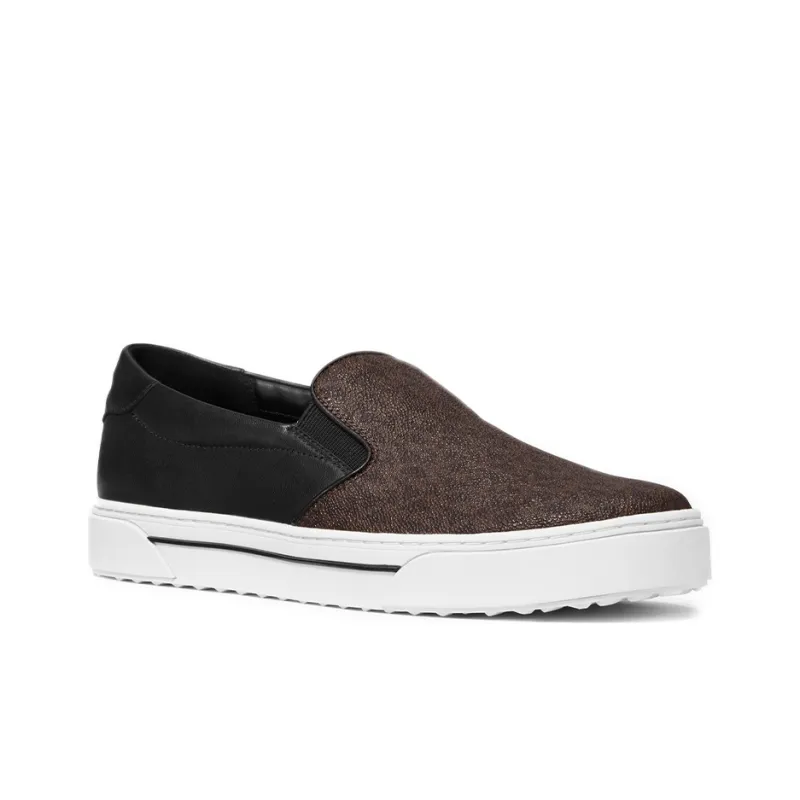 MICHAEL KORS Baxter Stylish Skateboarding Shoes Men's Brown Black-2