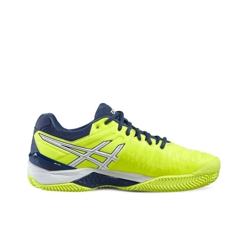 Asics Gel-Resolution 6 Tennis Shoes Women's Low-Top Yellow/Blue-1