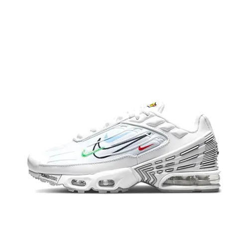 Nike Air Max Plus 3 White Multi Swoosh GS