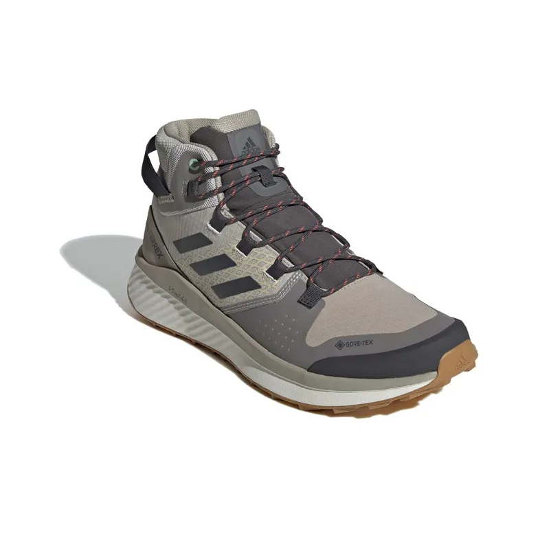 Adidas Terrex Folgian Hiker Mid Gore Tex 'Grey White'-2