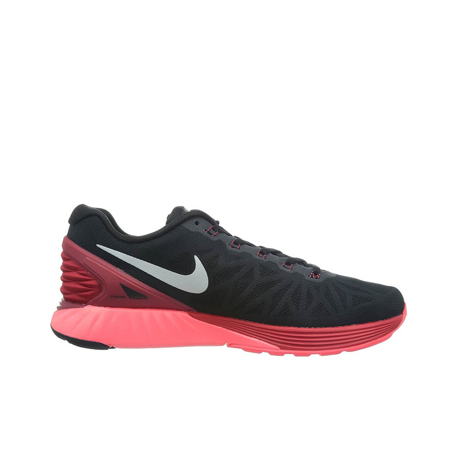 Nike Lunarglide 6 Running Shoes Men Low Top Black Red POIZON