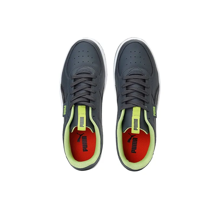 PUMA Bayma Cushioning Anti Slip And Wear Resistant Low Top Running Shoes Men's Gray Green-2