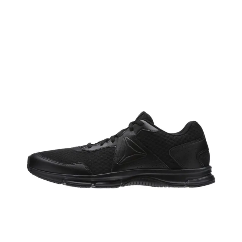 Reebok Express Runner Wear-Resistant Slip-Resistant Breathable Lightweight Low-Top Running Shoes Men's Black-0