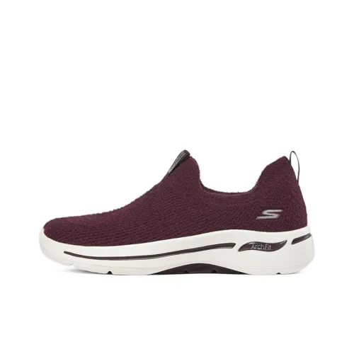 Skechers Go Walk Arch Fit 'Wine Red White' Women's
