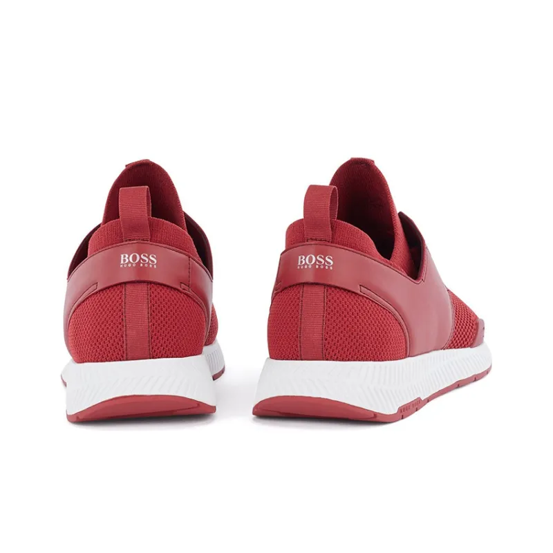 HUGO BOSS Casual Shoes Women's Low-Top Red-3