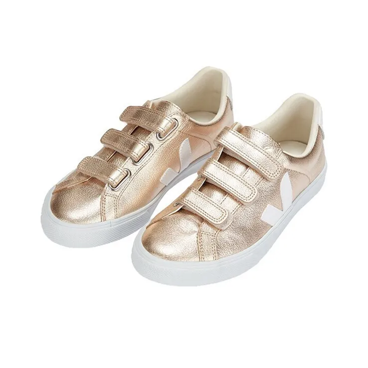 VEJA Skateboard Shoes Women's Low Top Gold-2