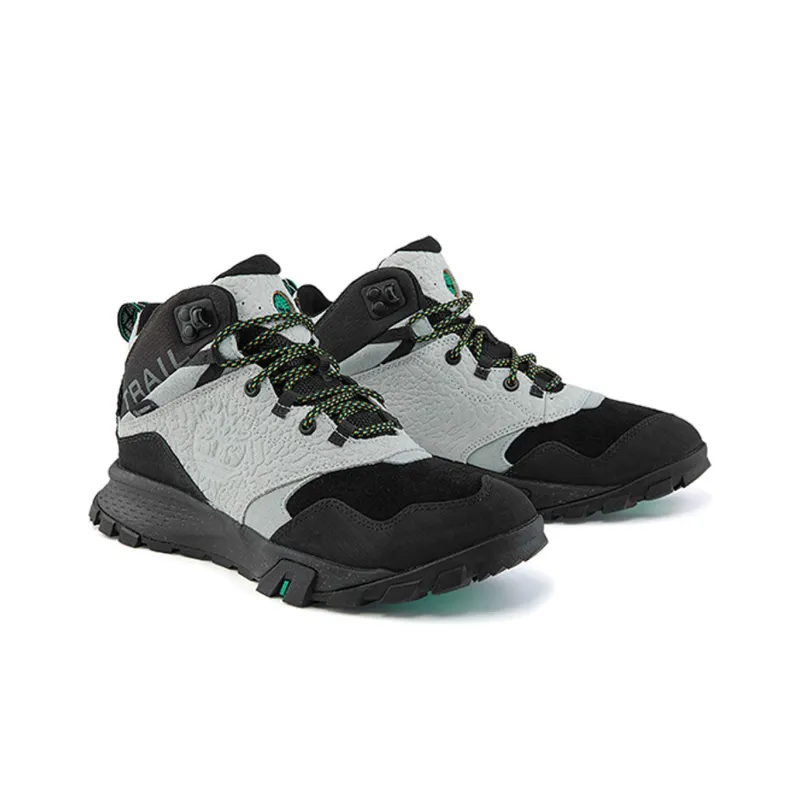 Timberland Garrison Trail Waterproof Mid Hiker Boots 'Gray Black'-3