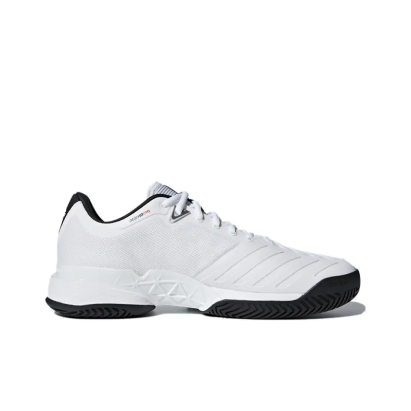 Adidas Barricade 2018 Cushioning Wear Resistant Low Top Tennis Shoes Men's White-1