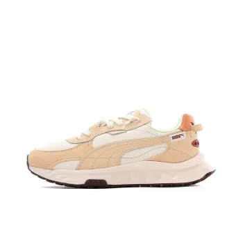 Emmi x PUMA Wild Rider Cushioning Anti-Slip And Wear-Resistant Low-Top Casual Shoes Women's Khaki