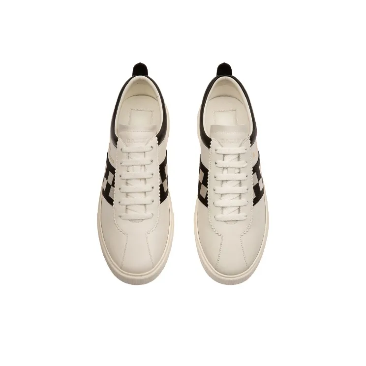 BALLY Stylish Skateboarding Shoes Men's White-2