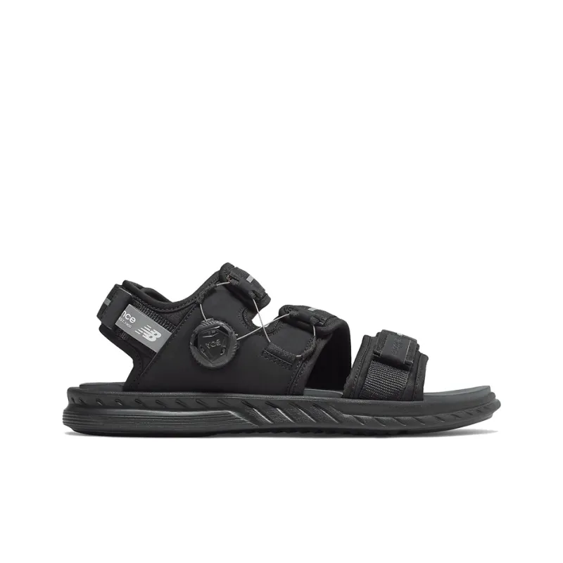 New Balance Soft Cushioning Minimalistic Black Sandals-1