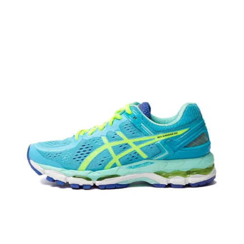 Asics Gel-Kayano 22 Ice Blue Flash Yellow Blue Women's