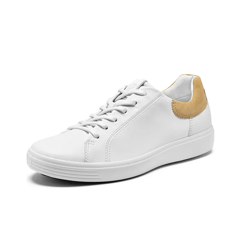 Ecco Soft Cool Size 7 Collection Stylish Skateboarding Shoes Men's White-2