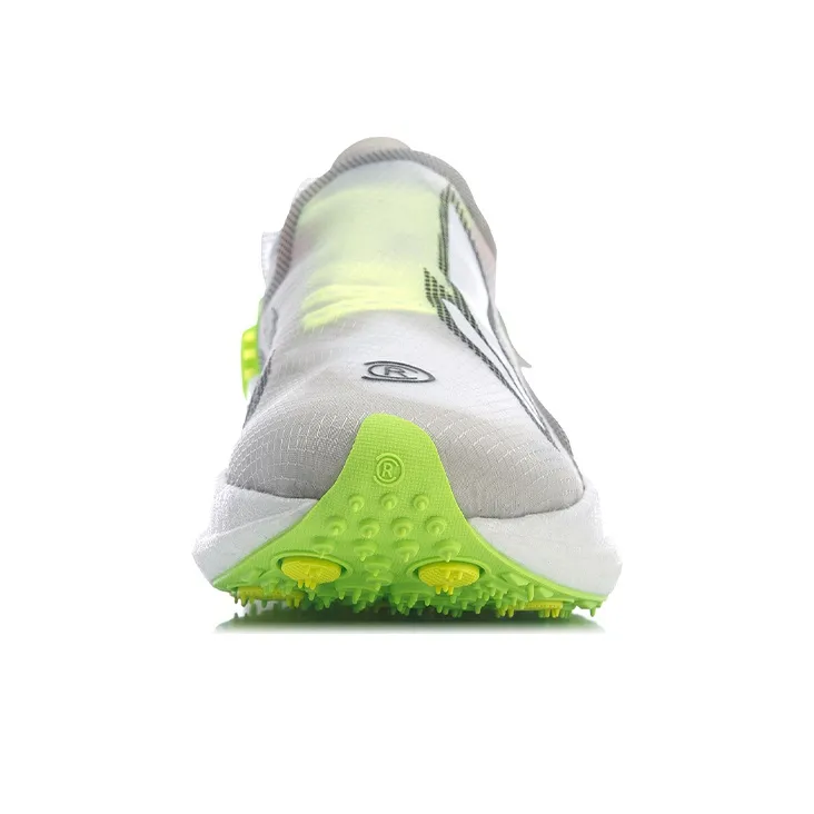 LiNing Ranger Cushioned Anti-Slip Wear-Resistant Breathable Lightweight Low-Top Running Shoes Women's White Green-3