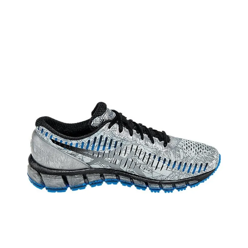 Asics Gel-Quantum 360 Breathable Lightweight Low-Top Running Shoes Men's Silver Gray Blue-1