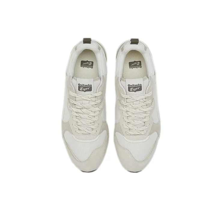 Onitsuka Tiger Bravon Shoes 'White Beige Green'-4