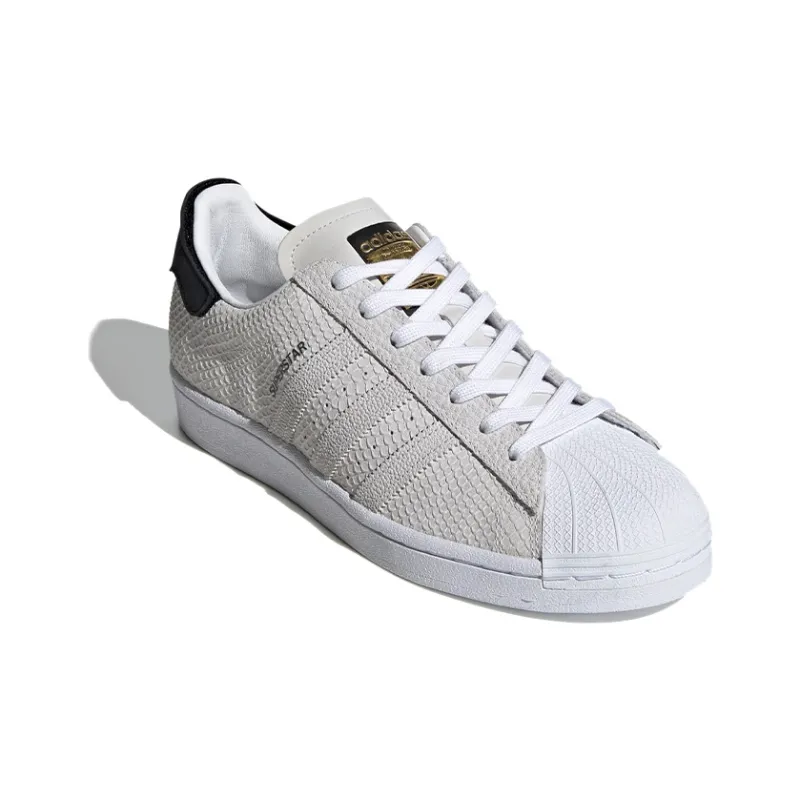 Adidas Superstar Snakeskin Chalk White-2