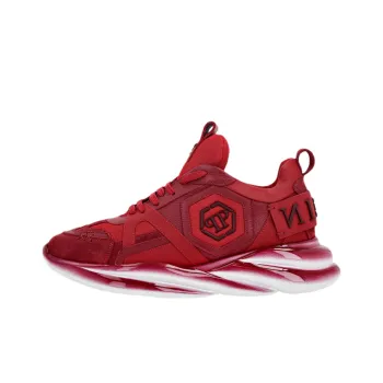 PHILIPP PLEIN Hurricane Casual Shoes Men Low-Top Red