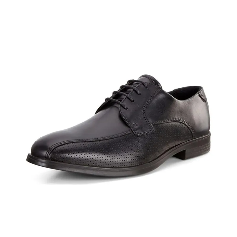 Ecco Ink Book Dress Shoes Men Low Top Black-1