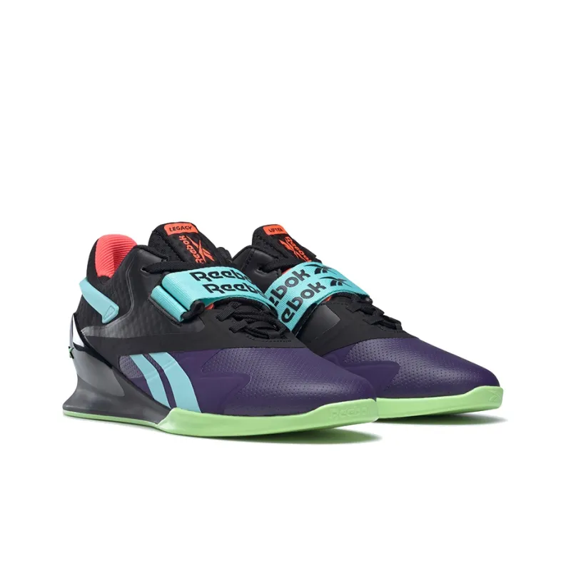 Reebok Legacy Lifter 2 Black Neon Mint-2