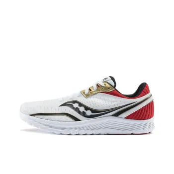 Saucony Kinvara 11 Running Shoes Unisex Low-Top White/Black/Red