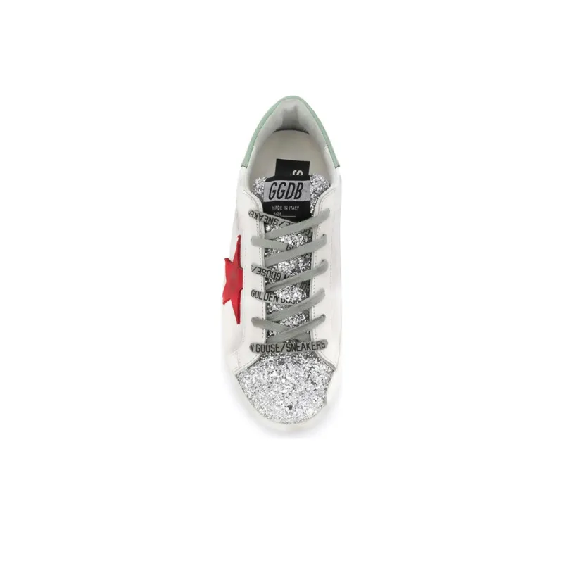 Golden Goose Super Star Low Top Skateboard Shoes Women's White-2