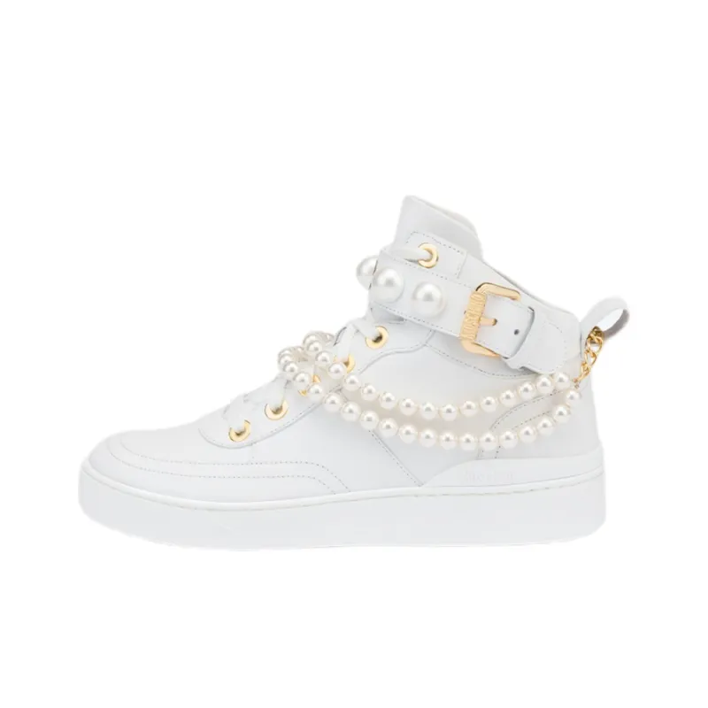 MOSCHINO High Top Skateboard Shoes Women's-0