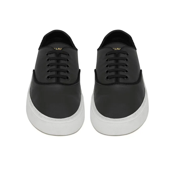 SAINT LAURENT Venice Low Top Stylish Skateboarding Shoes Men's Black-3