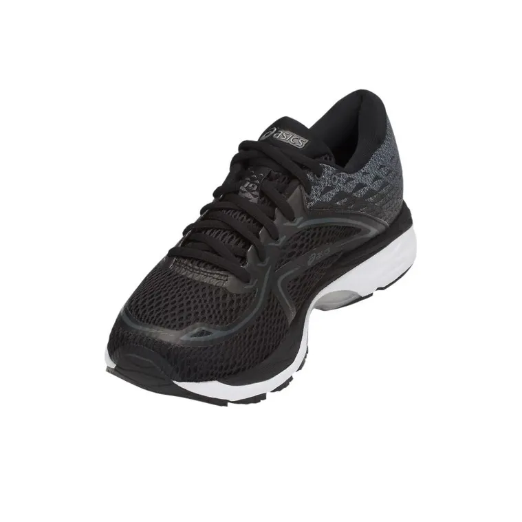 Asics Gel-Cumulus 19 Durable Breathable Low-Top Running Shoes Women's Black White-3