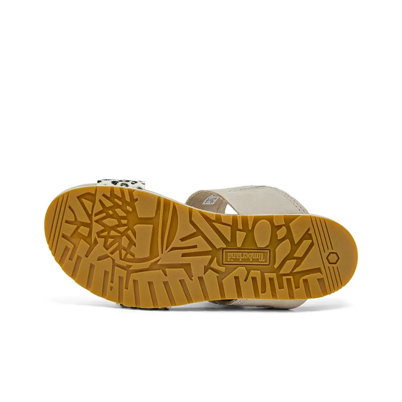 Timberland Casual Slippers Women's Leopard Print Beige-5