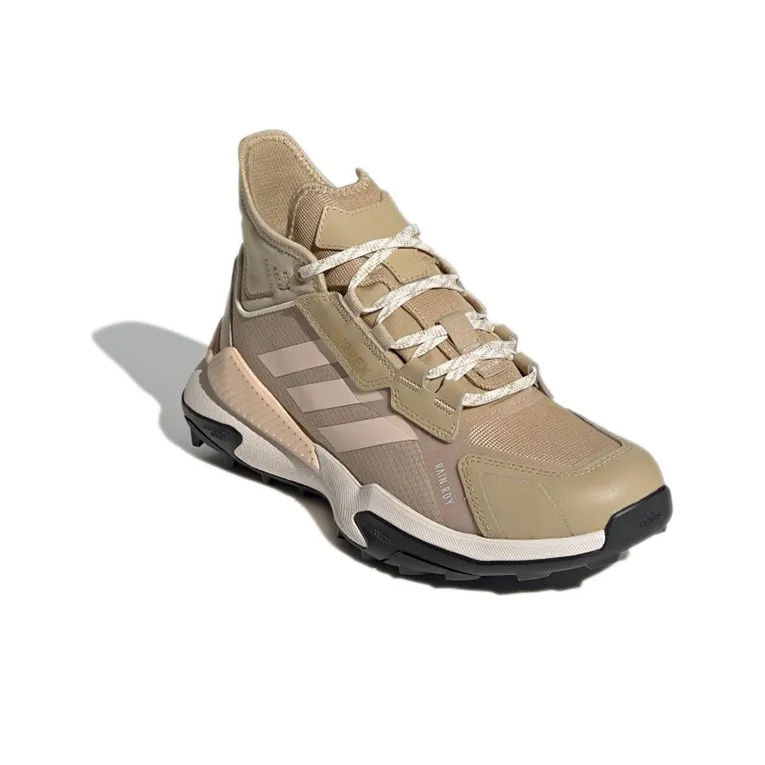 Adidas Terrex Hyperblue Mid Rain Rdy Beige Brown Women's-2