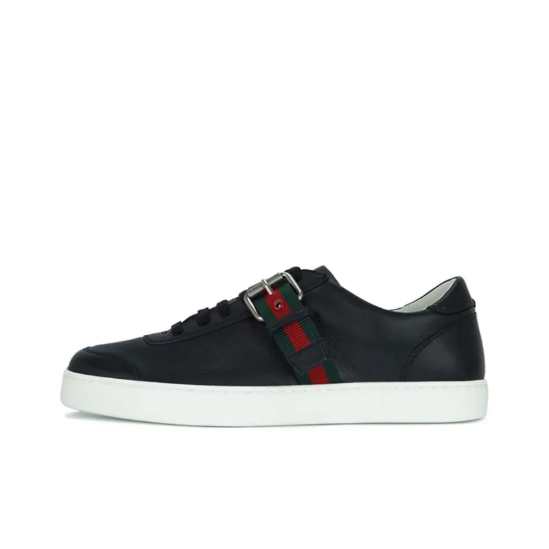 GUCCI Stylish Skateboarding Shoes Men's Black-0