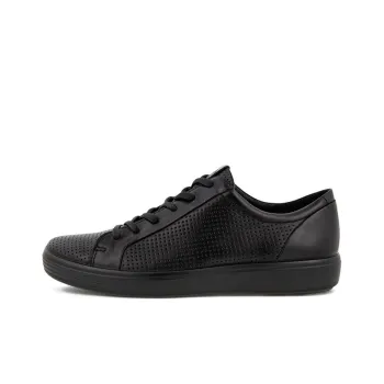 Ecco Soft Cool Size 7 Collection Stylish Skateboarding Shoes Men's Black