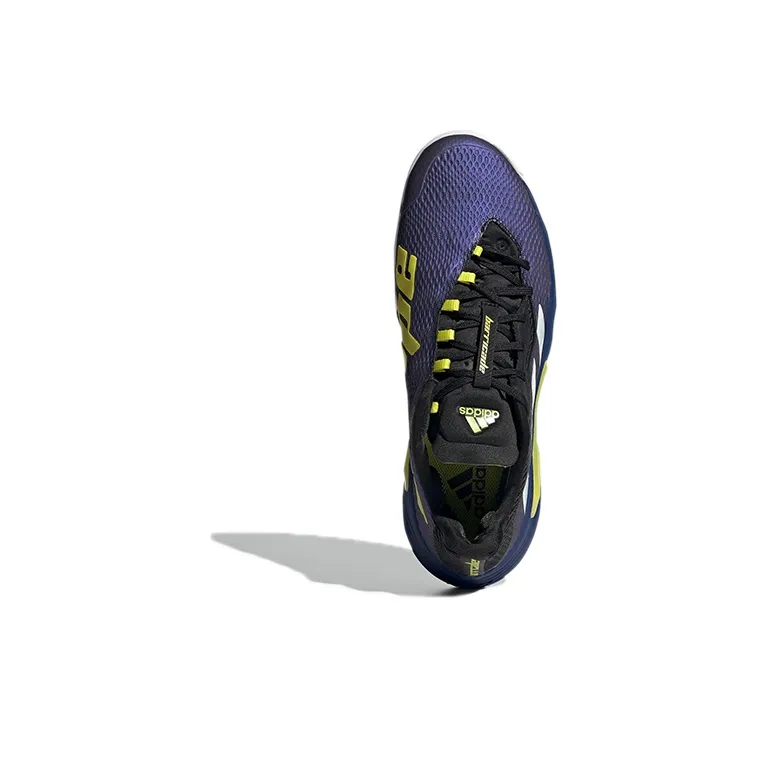 Adidas Barricade 'Navy Blue Yellow White'-4