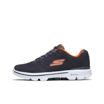 Skechers Go Walk 3 Casual Shoes Men Low-Top Gray/Orange